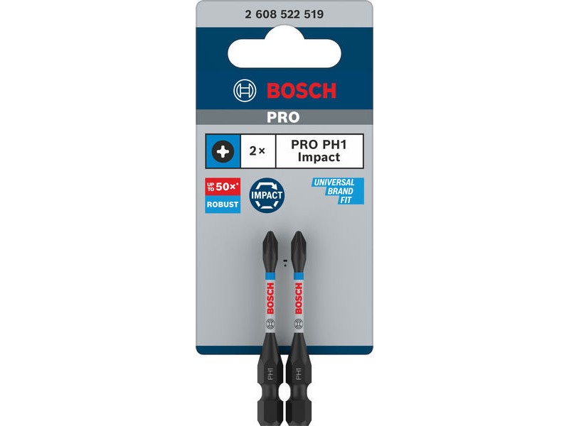 Vijačni nastavek Bosch PRO Phillips Impact, PH1, 55mm, 2608522519